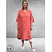 No.1 By OX Tuniek-Jurk Linnen Faded Rose
